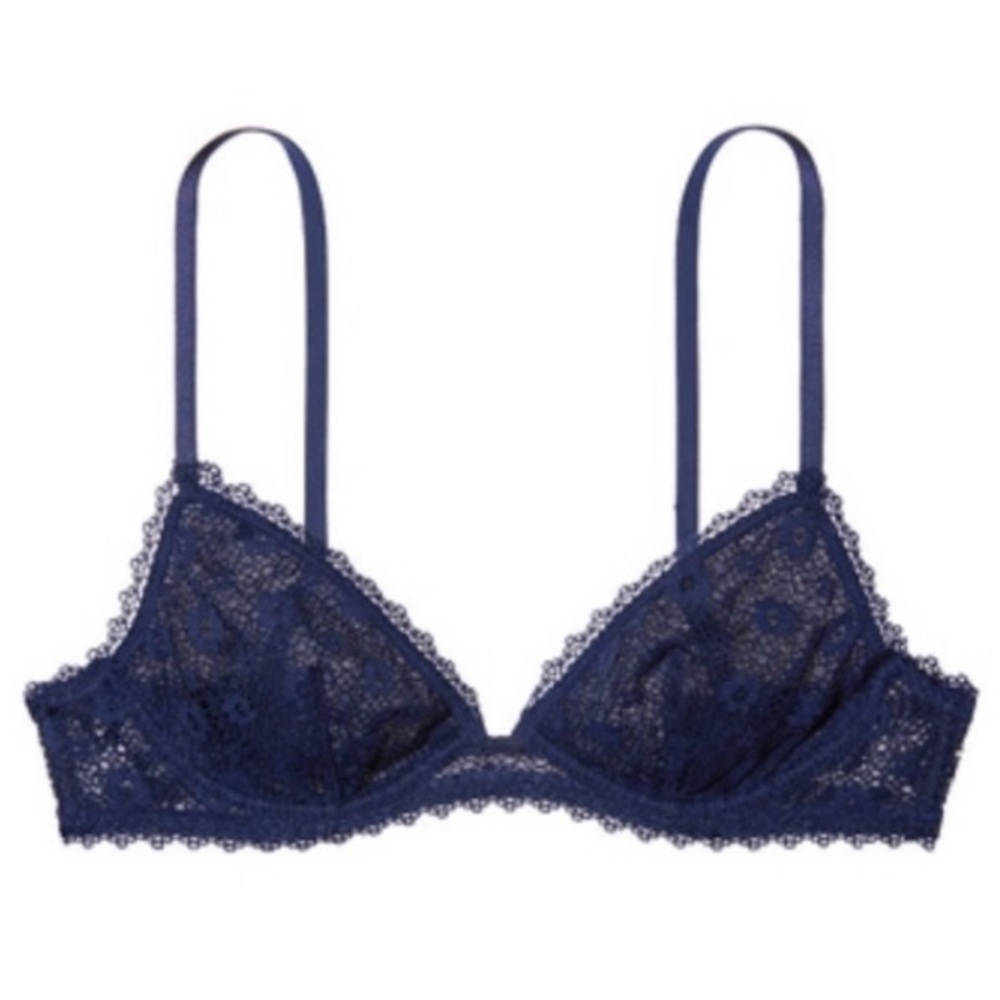 Victoria’s Secret Floral Lace Crochet Bralette